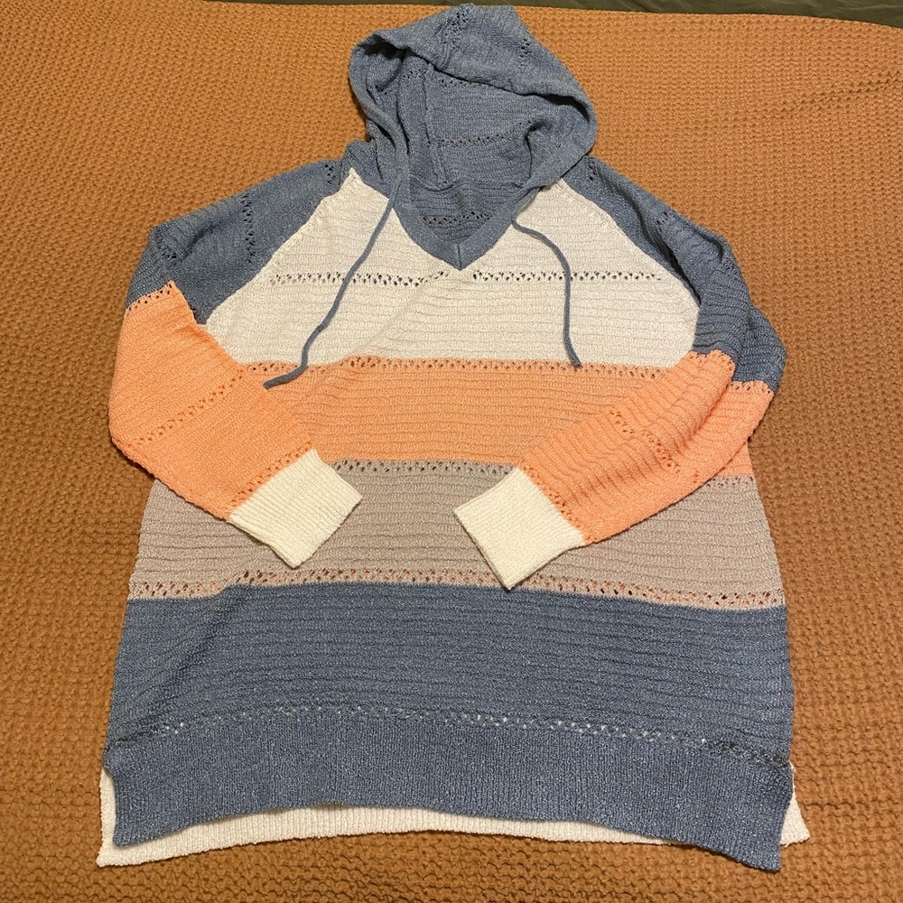 Striped Women's Hoodie Sweater